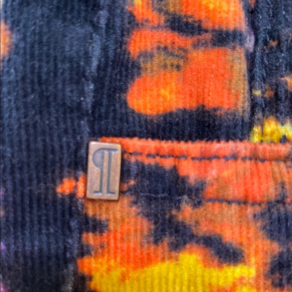 Anthropologie Pilcro and the Letterpress Orange and Purple Floral Stretch Jeans - Picture 6 of 6